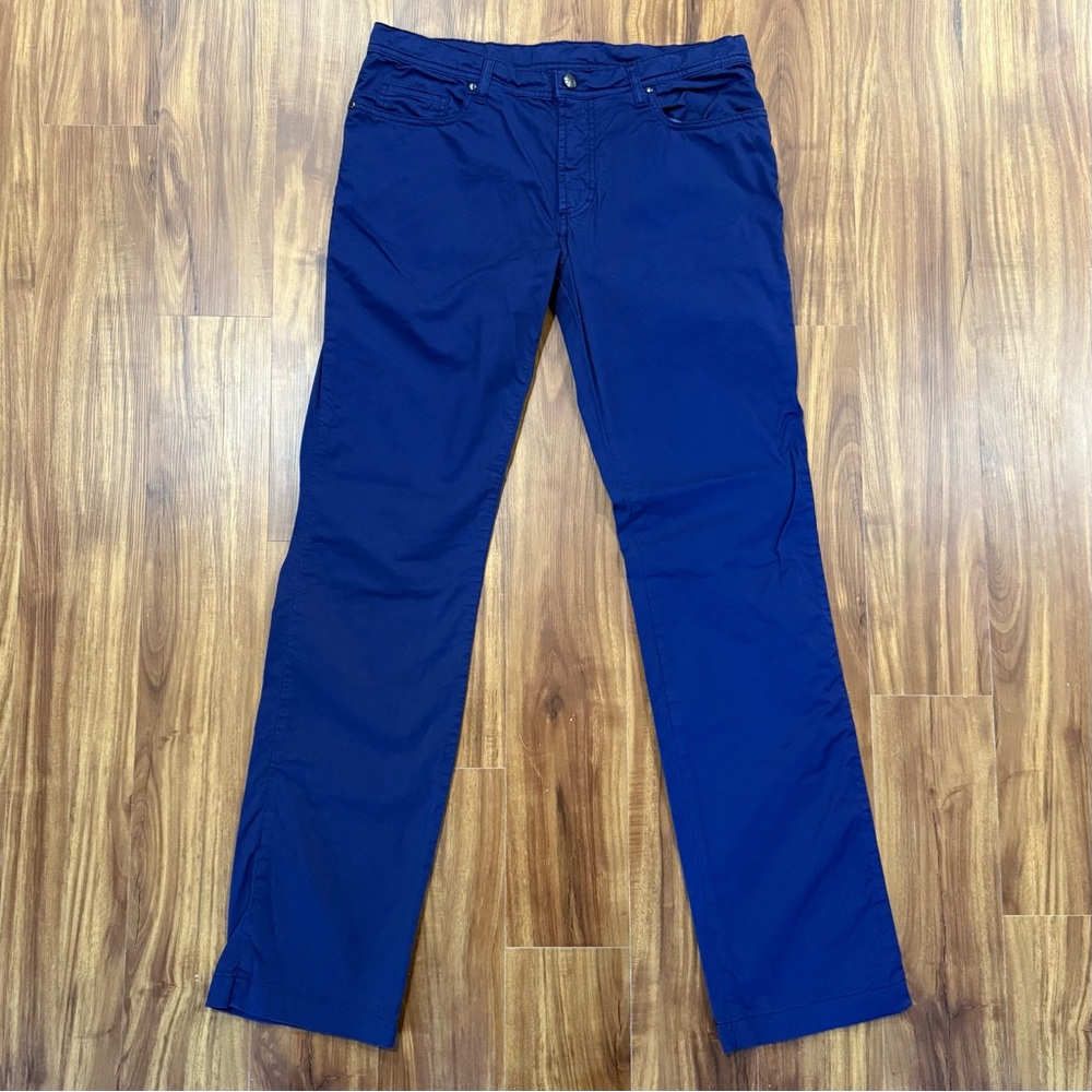 Men's Cobalt Blue Versace Pants
